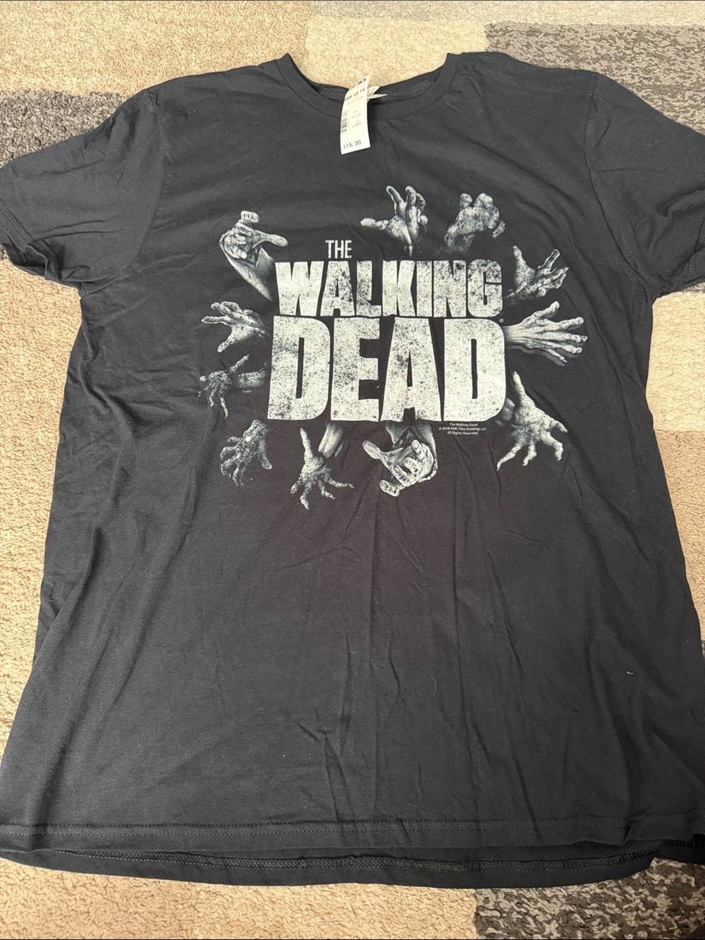 FOUR The Walking Dead t-shirts, Team Negan / various designs, size L NWT EUC GUC - Picture 11 of 13